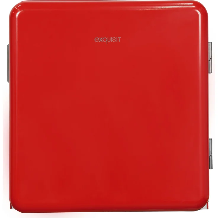 Exquisit CKB45-0-031F Minikühlschrank, freistehend, rot, Energieklasse F – Bild 4