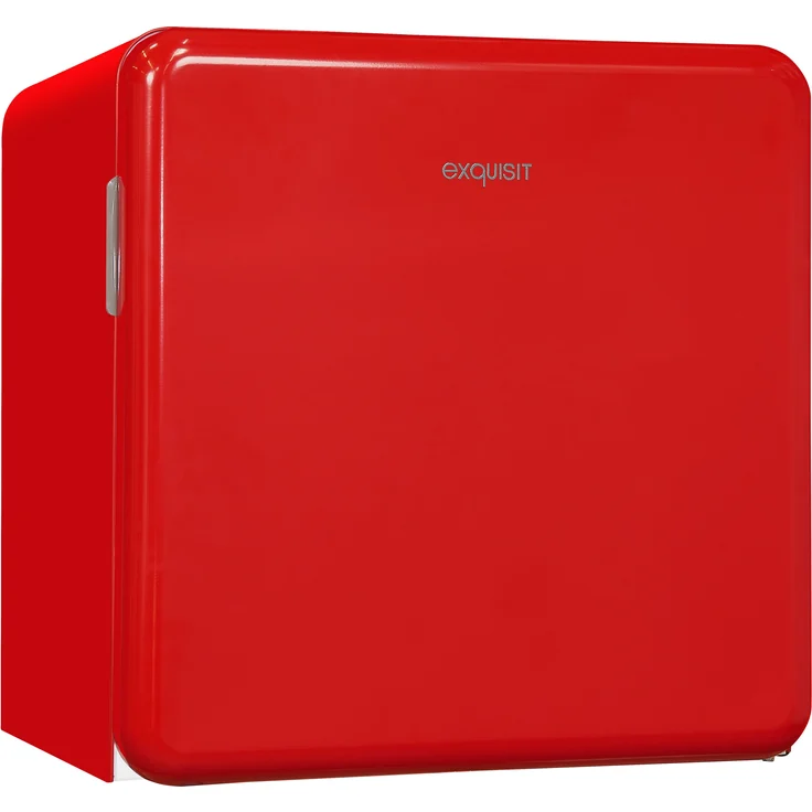 Exquisit CKB45-0-031F Minikühlschrank, freistehend, rot, Energieklasse F – Bild 3