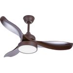 etc-shop LED Deckenventilator, Lampe dimmbar, Fernbedienung, RAMONA