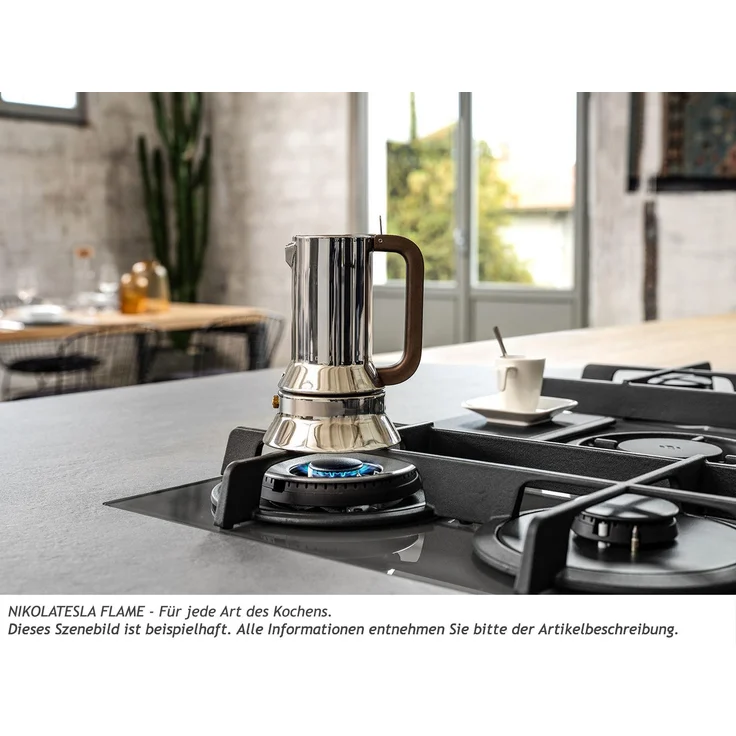 Elica NikolaTesla Flame PRF0147741A Gas-Kochfeldabzug Schwarz – Bild 5