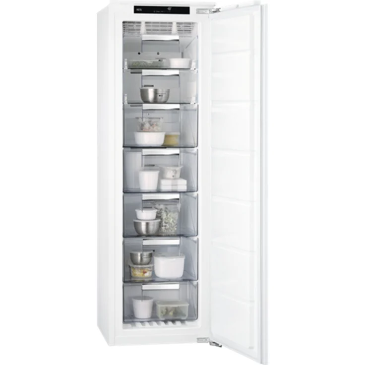 AEG ABE818F6NC Gefrierschrank, Einbau, weiß, NoFrost, Schnellgefrieren, Abtauautomatik, Breite 55.6 cm, Energieklasse F – Bild 5