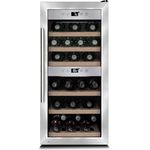 Caso Design Wine Comfort 24 Weinkühlschrank mit Kompressortechnik, freistehend, 24 Flaschen