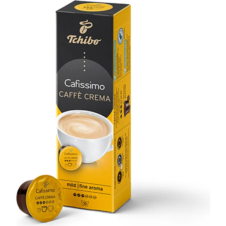 Tchibo Cafissimo Caffè Crema mild Kapseln, 10 Stück – Bild 1