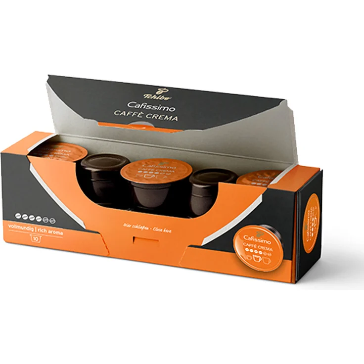 Tchibo Cafissimo Caffè Crema vollmundig Kapseln, 10 Stück – Bild 2