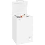 Exquisit GT100-010E Gefriertruhe, freistehend, weiß, Energieklasse E