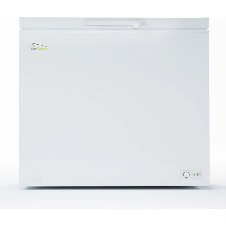 TroniTechnik Borgar 220 L Gefriertruhe, freistehend, abschließbar mit Korb und Schloss, inkl. 2x Korb, 1x Schlüssel und Licht, Breite 57 cm, Energieklasse E – Bild 9