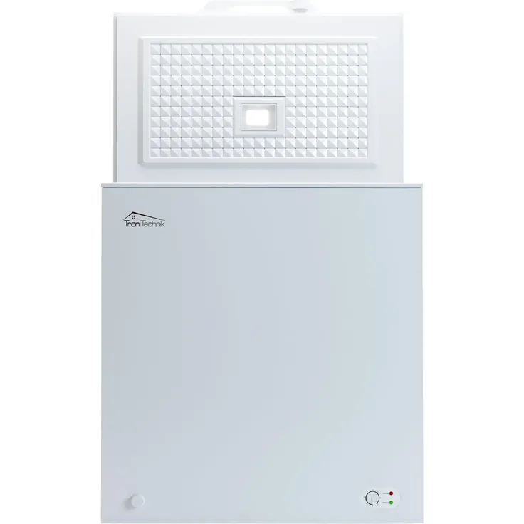 TroniTechnik Borgar 160 Gefriertruhe, freistehend, abschließbar mit Korb, Breite 57 cm, Energieklasse E