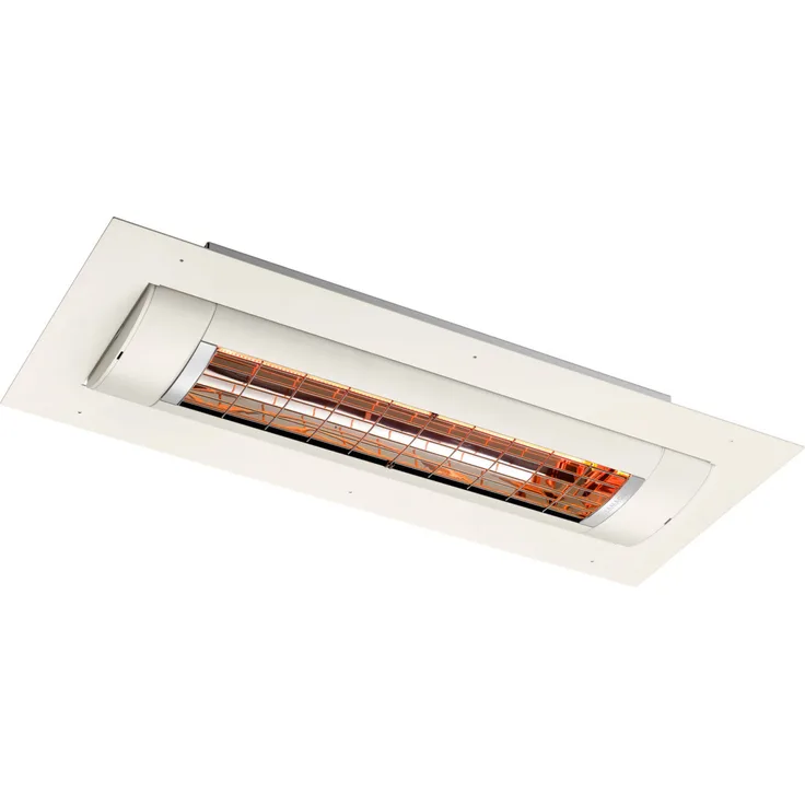 Solamagic Infrarot-Dunkelstrahler D3 2000 W Heizstrahler zum Deckeneinbau mit Blendrahmen Dunkelstrahler D3 in weiß 9300188