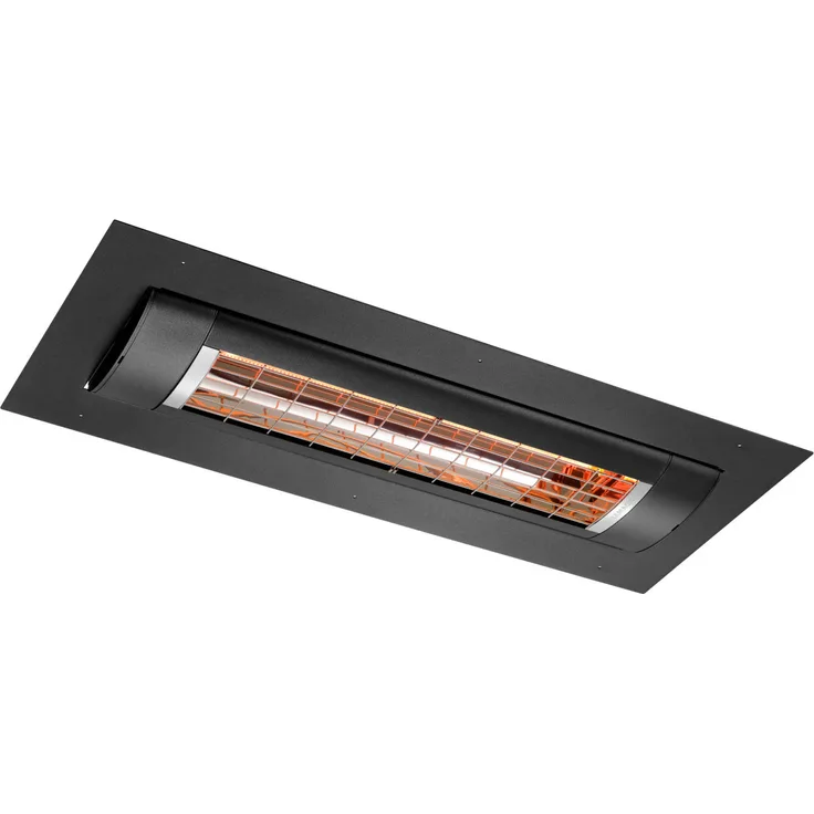 Solamagic Premium Infrarotstrahler S3 2500 W Heizstrahler zum Deckeneinbau in Direktverschraubung Infrarotstrahler S3 in nano-anthrazit 9300351, Heizstrahler