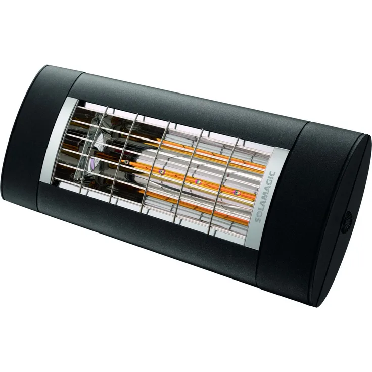 Solamagic Premium Infrarotstrahler S1+ mit Schalter 1400 W Heizstrahler Wand-Decke ultra low glare Infrarotstrahler S1+ 1400 W nano-anthrazit 9300172, Heizstrahler