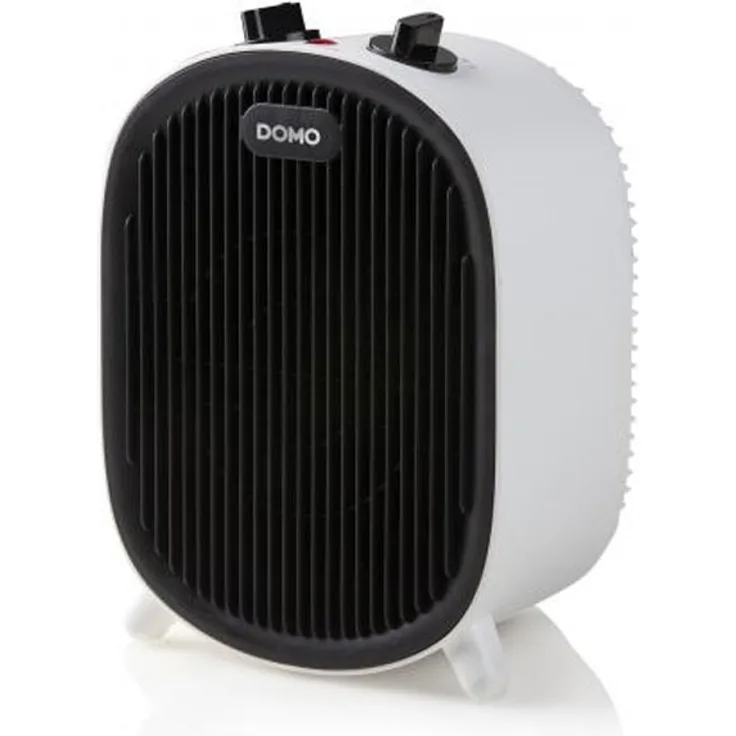 Domo DO7325F Heizlüfter weiß-schwarz Compact Style 2000W, Heizlüfter