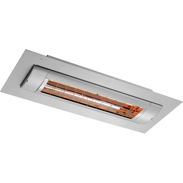 Solamagic Infrarot-Dunkelstrahler D3 2000 W Heizstrahler zum Deckeneinbau in Direktverschraubung Dunkelstrahler D3 in titan 9300182, Heizstrahler