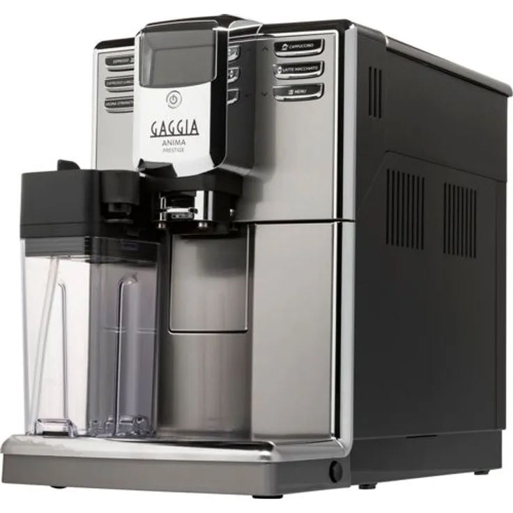 Gaggia Anima Prestige Kaffeevollautomat, 1,8 l Wassertank, mit Milchsystem, 1850 Watt, silber