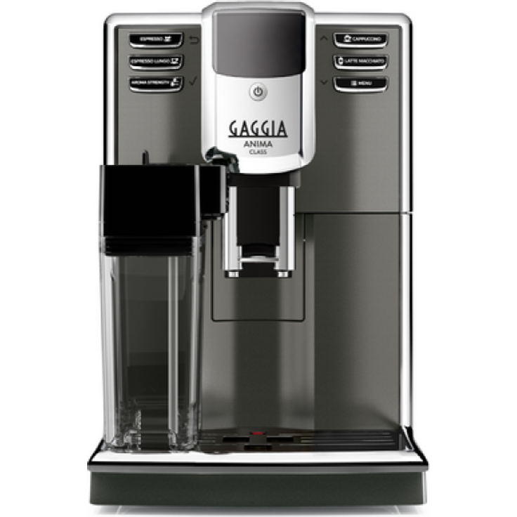 Gaggia Anima Class Kaffeevollautomat, 1,8 l Wassertank, 15 bar Pumpendruck, schwarz-silber