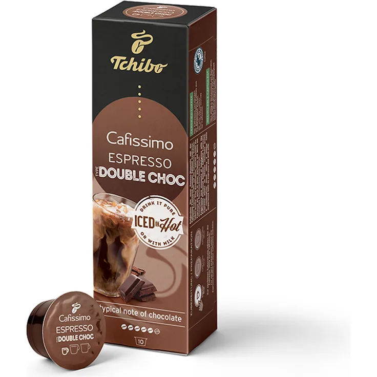 Tchibo Cafissimo Flavoured Summer Edition Espresso Double Choc, Premium Qualität, 10 Kapseln