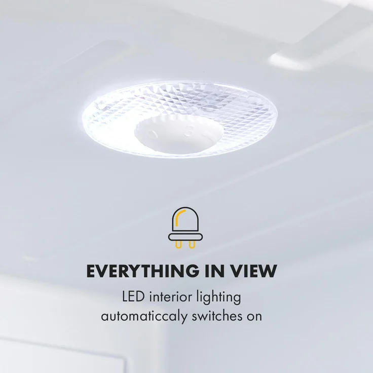 Klarstein Happy Hour Minikühlschrank, freistehend, 40 L, LED-Licht, Energieklasse G - Preisvergleich – Bild 7