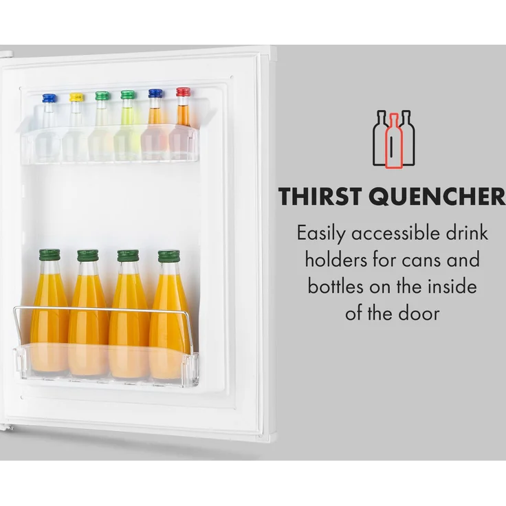 Klarstein Happy Hour Minikühlschrank, freistehend, 40 L, LED-Licht, Energieklasse G - Preisvergleich – Bild 6