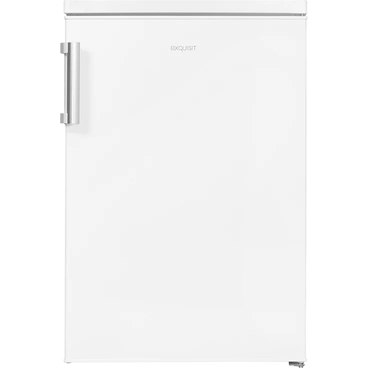Exquisit KS516-4-H-010D Kühlschrank, freistehend, weiß, LED, Breite 56 cm, Energieklasse D – Bild 1