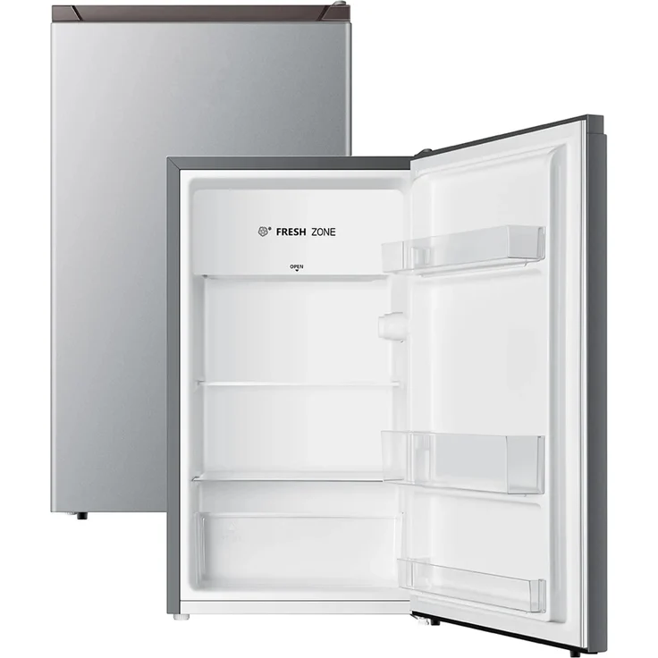 PKM KS93 SI Kühlschrank, freistehend, silber, Breite 47.5 cm, Energieklasse F – Bild 1