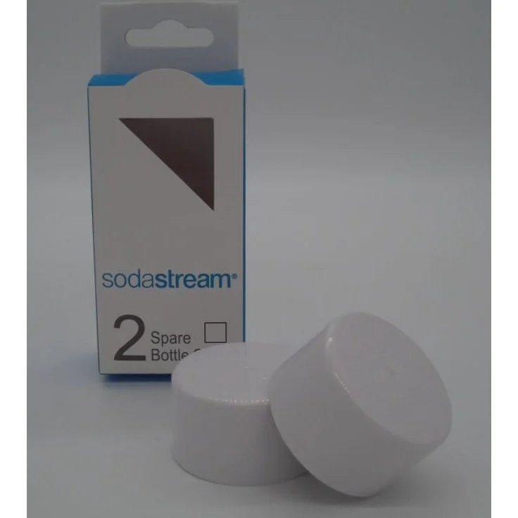 SodaStream Deckel für Kunstoffflasche - 2er Pack, weiß – Bild 1