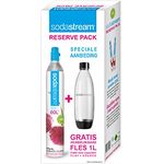 SodaStream CO2-Zylinder, Kohlesäurezylinder, inkl. 1 Liter PET-Flasche Fuse
