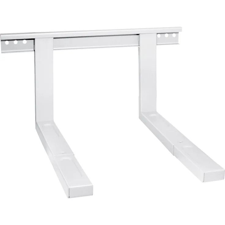Arli Mikrowellenhalter, Mikrowelle, Wand Halterung, Regal, Ablage, Befestigung, bis 35 kg,Mikrowellenhalterung, weiß