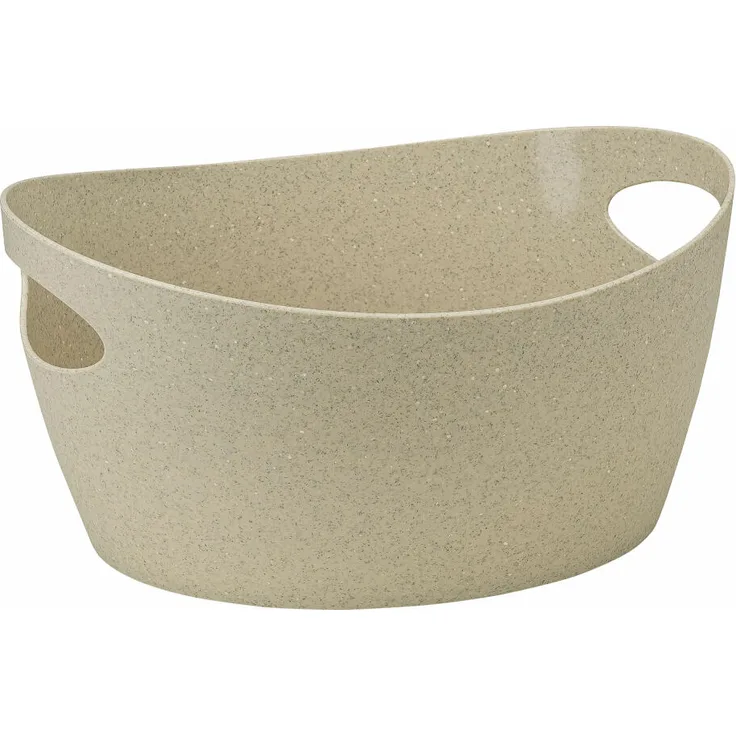 Koziol Utensilo Bottichelli M, Bottich, Aufbewahrungskorb, Organic Recycled, Recycled Desert Sand, 4.5 L, 1446121