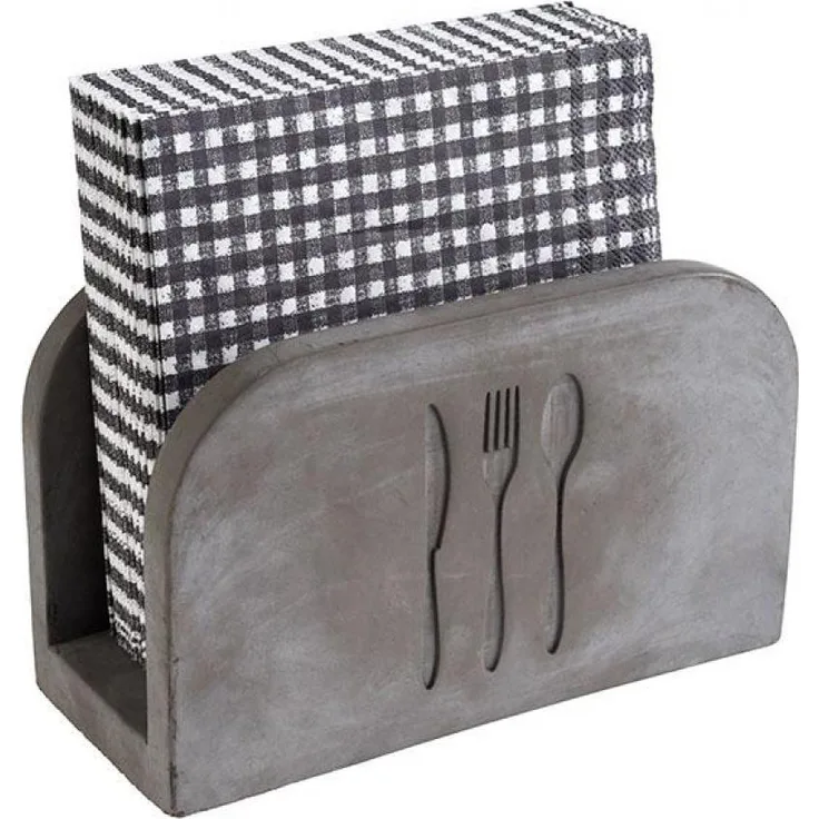APS Serviettenhalter ELEMENT, Beton, grau