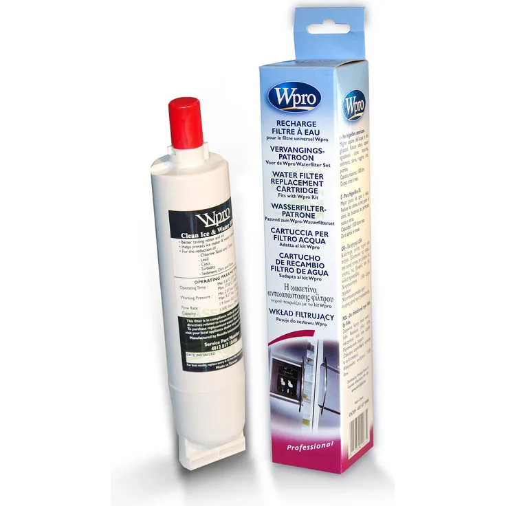 Wpro USC009 Wasserfilter für Whirlpool, Bauknecht SBS Kühlschrank