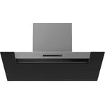 Berbel Ergoline 2 BKH 90 EG 2, Kopffreihaube, Wandmontage, Breite 89,8 cm, BackFlow-Technologie, EcoSwitch, Nachlaufautomatik, Schwarz