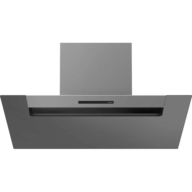 Berbel Ergoline 2 BKH 90 EG 2, Kopffreihaube, Breite 90 cm, Silber metallic, Nachlaufautomatik, Abluft und Umluft, BackFlow-Technologie – Bild 1