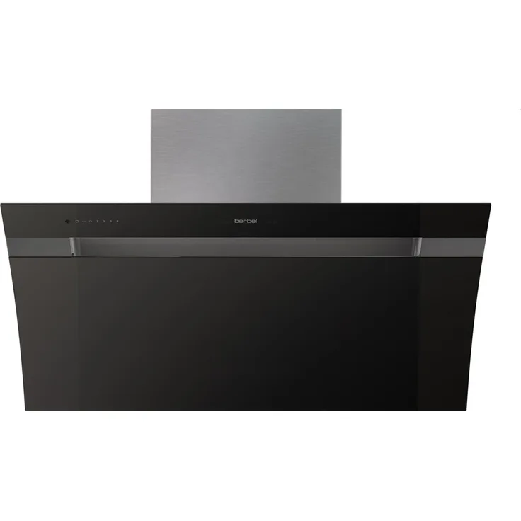 Berbel Glassline 2 BKH 90 GL-2 Kopffreihaube 90 cm Schwarz
