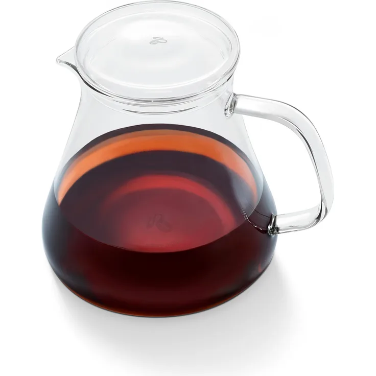 Tchibo Glaskaraffe aus Borosilikatglas mit Deckel, 600 ml