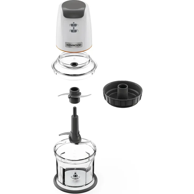 Kenwood CHP61.100WH Easy Chop Zerkleinerer, 500 Watt, 0,5l, 2 Geschwindigkeiten, weiß – Bild 3