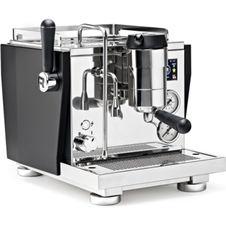 Rocket Espresso R Nine One High End Espressomaschine Rotationspumpe Dualboiler Pressure Schwarz Black