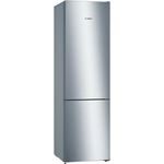 Bosch KGN39VLEB Serie 4 Kühl-Gefrierkombination, freistehend, Edelstahl, NoFrost, 0-Grad-Zone, LED, Breite 60 cm, Energieklasse E