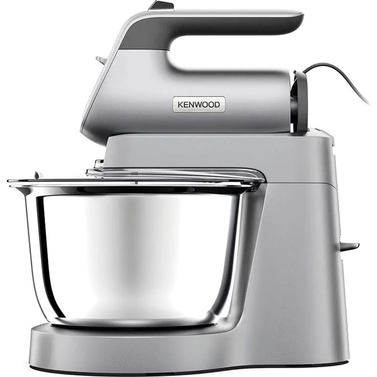 Kenwood Chefette HMP 54.000SI Handmixer, 650W, inkl. 3,5L Rührschüssel, Puls-Funktion, silber