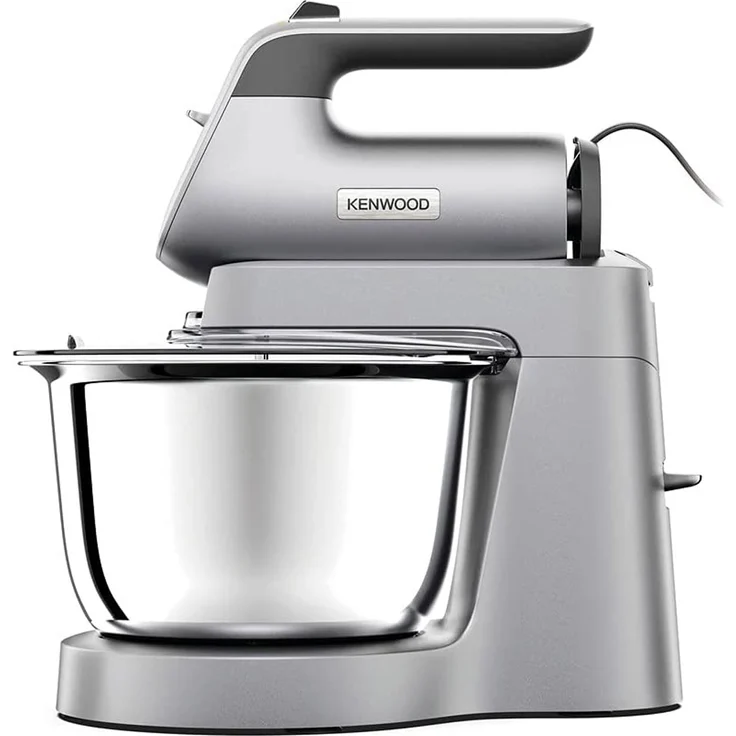 Kenwood Chefette HMP 54.000SI Handmixer, 650W, inkl. 3,5L Rührschüssel, Puls-Funktion, silber