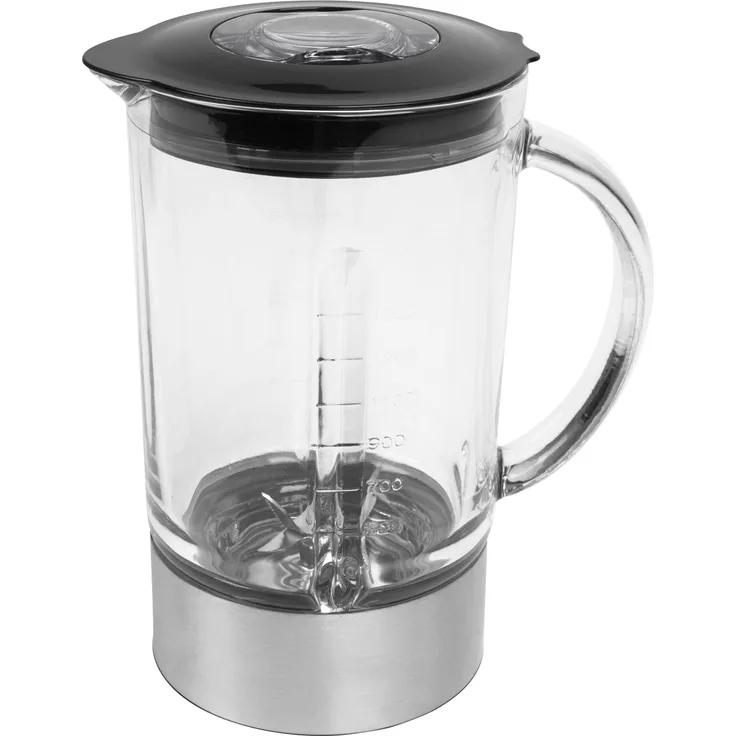 Original ProfiCook PC-UM 1006 Mixaufsatz, Glas, edelstahl, schwarz