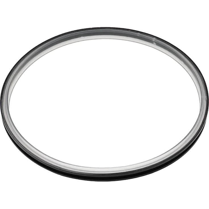 vhbw Deckeldichtung kompatibel mit Vorwerk Thermomix TM31 Küchenmaschine - Dichtungsring, Schwarz - Transparent