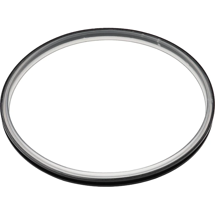 vhbw Deckeldichtung kompatibel mit Vorwerk Thermomix TM31 Küchenmaschine - Dichtungsring, Schwarz - Transparent
