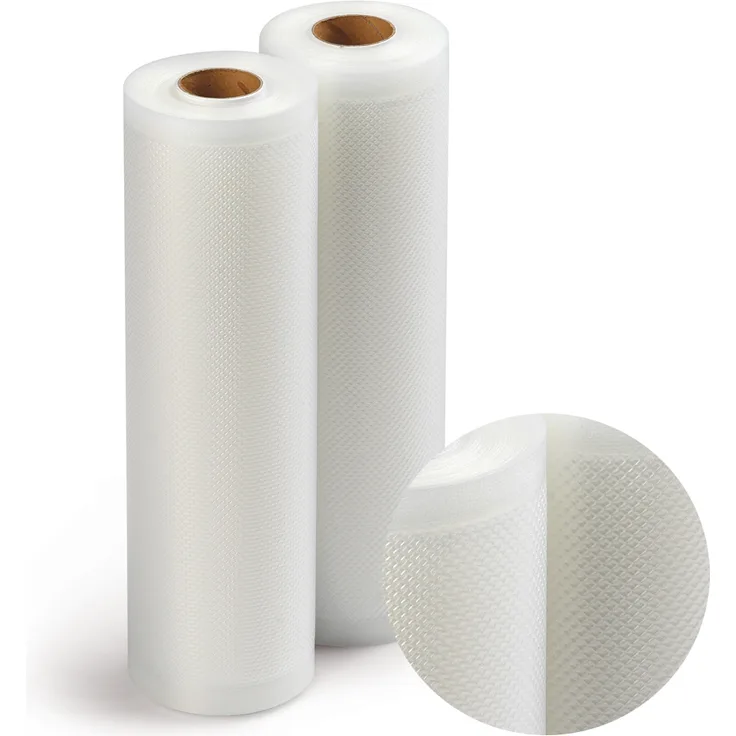 Domo 2er Rollen Einschweißfolie für Vakuumiergeräte Folienschweißgeräte, 20 cm x 6 m