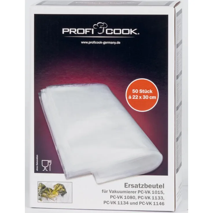 Proficook Vakuumbeutel für Vakuumierer PC-VK 1015
