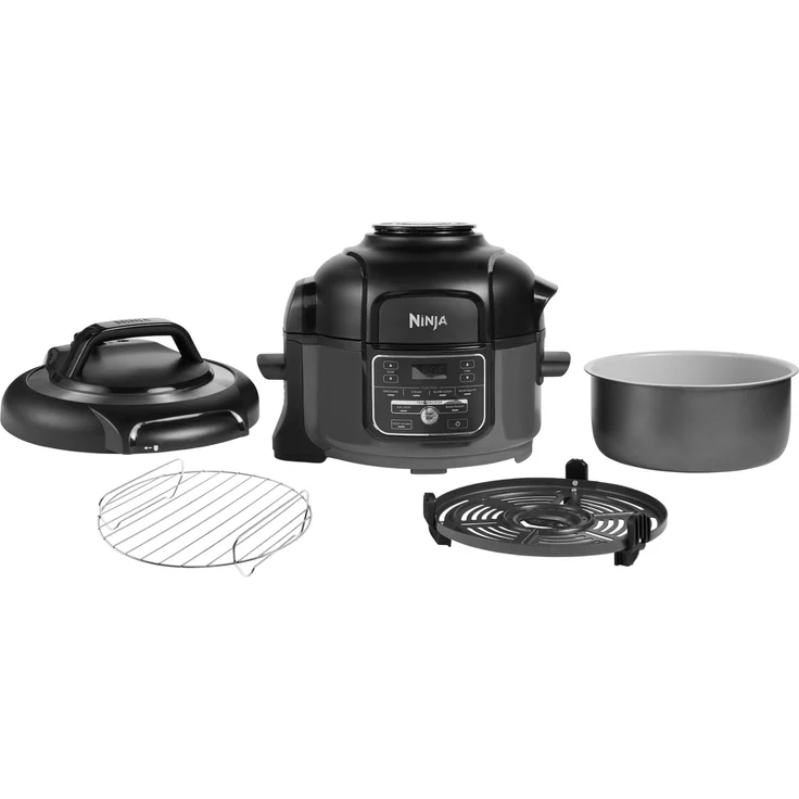 Ninja OP100EU Multikocher, 1460W, 4,7L, stufenweise Temperatureinstellung, mit Kochfunktion, Warmhaltefunktion, antihaftbeschichtet, schwarz – Bild 4