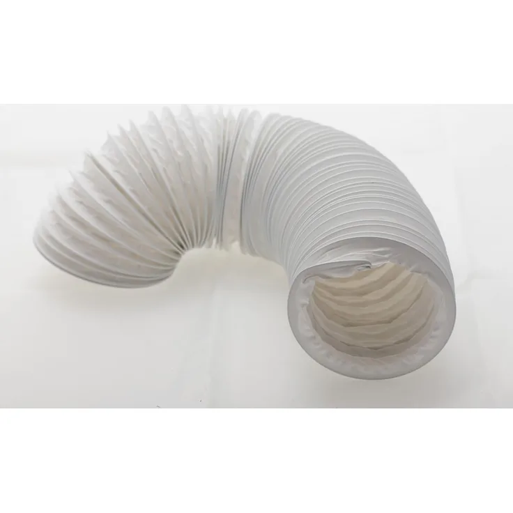 Abluftschlauch pvc flexibel ø 100 102 mm, 4 m z.b. für klimaanlagen, wäschetrockner, abzugshaube