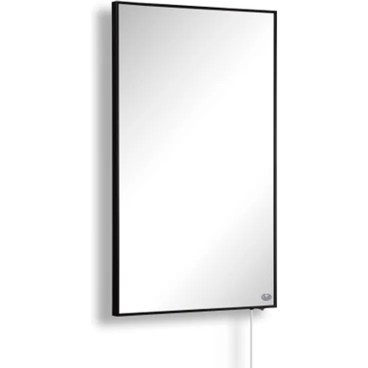 Könighaus Infrarotheizung Hybrid Spiegel S600 inkl. schwarzem Rahmen , Infrarotheizung