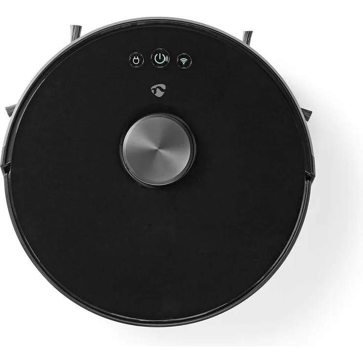 Nedis WIFIVCL001CBK Saugroboter mit Wischfunktion, 120 min Akkubetrieb, schwarz