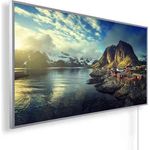 Könighaus Infrarotheizung Panorama-Serie 1200W Aussicht Norwegen, Infrarotheizung