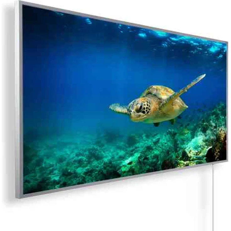 Könighaus Infrarotheizung Panorama-Serie 1200W Schildkröte Unterwasser, Infrarotheizung – Bild 1