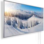 Könighaus Infrarotheizung Panorama-Serie 1200W Schneelandschaft, Infrarotheizung